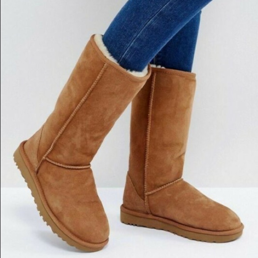 UGG chestnut high boots